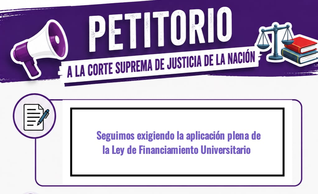 Petitorio a la Corte Suprema de Justicia de la Nación